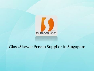 Glass Shower Screen Supplier