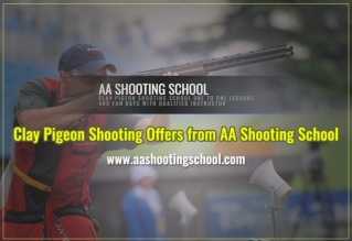 Best Clay Pigeon Shooting Offers and packages in London | AA Shooting School