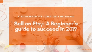 Sell on Etsy: A Beginner’s guide to succeed in 2019