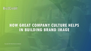 How Great Company Culture Helps in Building Brand Image