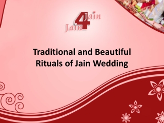 Traditional and beautiful rituals of Jain Wedding