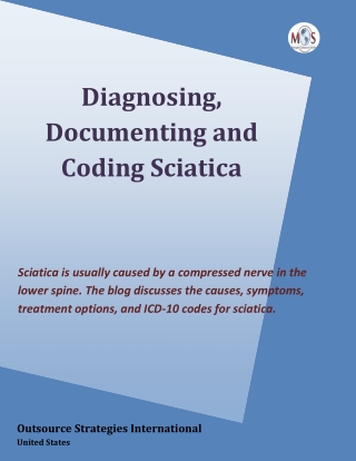 Diagnosing, Documenting, and Coding Sciatica