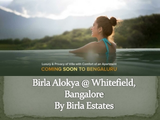 Birla Alokya | 3,4 BHK Villas in Whitefield, Bangalore