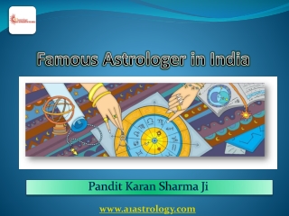 Famous Astrologer in India – ( 91) – 9915014230 – Pt. Karan Sharma