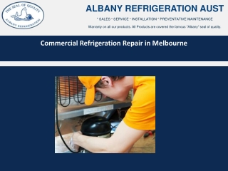 Commercial Refrigeration Repair in Melbourne
