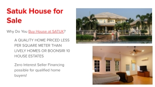 Satuk House for Sale