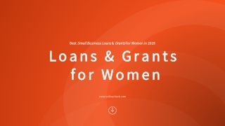 Best small business loans &amp; grants for women in 2019