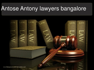 Antose Antony Bangalore