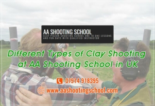 Most popular Types of Clay Shooting in UK