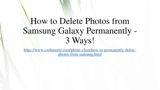 3 Ways to Delete Photos from Samsung Galaxy Permanently