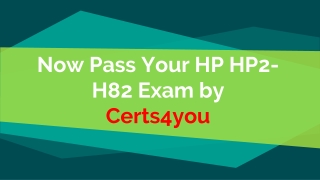 HP2-H82 Exam Dumps
