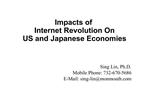 Impacts of Internet Revolution On US and Japanese Economies