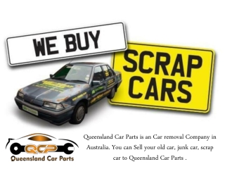Get instant cash for scrap cars.