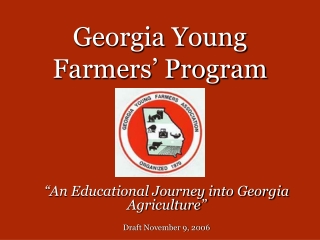 Georgia Young Farmers’ Program