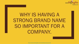 Why is branding important | how does branding helps to grow your business | Innothoughts