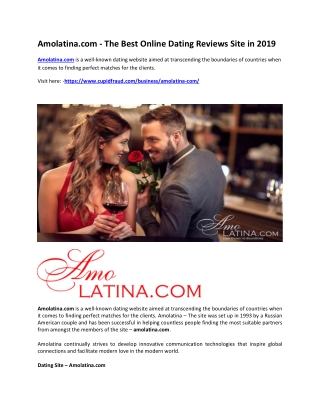 Amolatina.com - The Best Online Dating Reviews Site in 2019