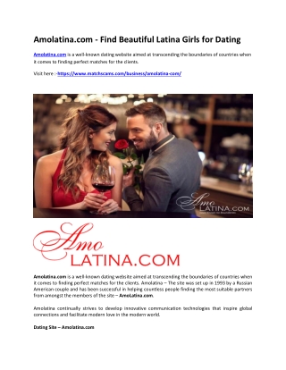 Amolatina.com - Find Beautiful Latina Girls for Dating