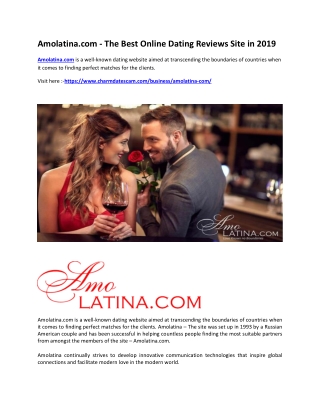 Amolatina.com - The Best Online Dating Reviews Site in 2019