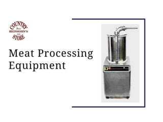 Buy Industrial Electric Meat Processing Equipments