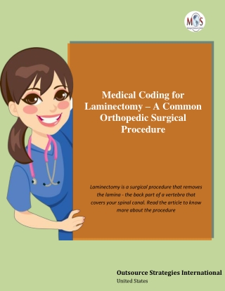 Medical Coding for Laminectomy – A Common Orthopedic Surgical Procedure