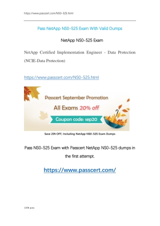 NCIE-Data Protection NS0-525 Exam Dumps