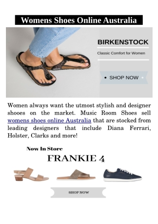 Womens Shoes Online Australia