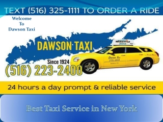 Best Taxi Service in New York