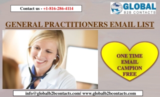 GENERAL PRACTITIONERS EMAIL LIST