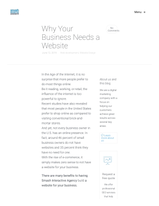 Why Your Business Needs a Website