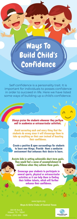 Ways To Build Child's Confidence