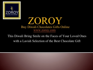 Buy Diwali Chocolates Online and Spread the Eternal Festive Joys
