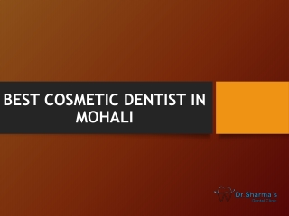 Best Cosmetic Dentist in Mohali