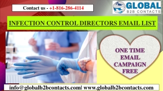 INFECTION CONTROL DIRECTORS EMAIL LIST