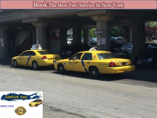 Book The Best Taxi Service In New York