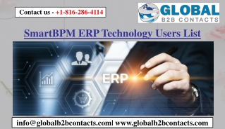 SmartBPM ERP Technology Users List