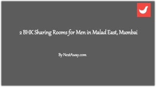 2 BHK Sharing Rooms for Men at ₹12100 in Malad East, Mumbai
