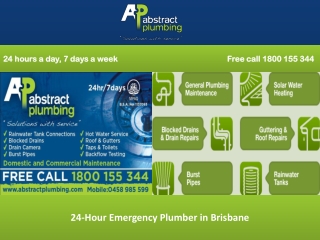 24-Hour Emergency Plumber in Brisbane