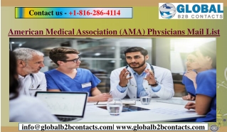 American Medical Association (AMA) Physicians Mail List
