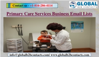 Primary Care Services Business Email Lists