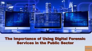 The Importance of Using Digital Forensic Services in the Public Sector
