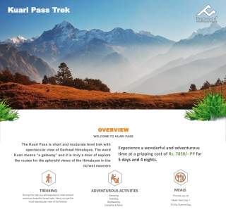 Kuari Pass Trek – Finest trek in Uttarakhand | Trekveda