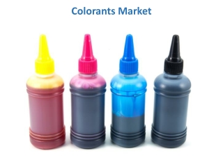 Colorants Market Anticipated to Grasp $64 Billion by 2023