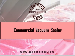 Vacuum Sealers for Home & Commercial Use