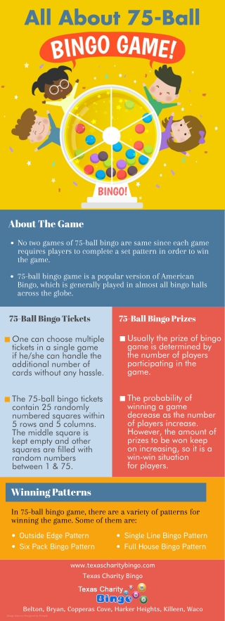 All About 75-Ball Bingo Game