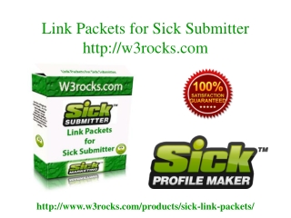 Link Packets For Sick Submitter
