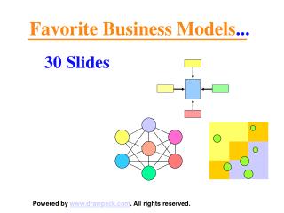 30 Benchmark business models for business presentations