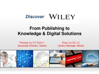 From Publishing to Knowledge &amp; Digital Solutions