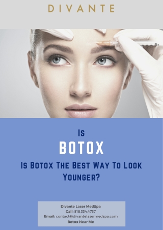 Is Botox The Best Way To Look Younger?
