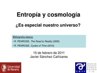 Entropía y cosmología