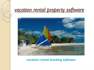 vacation rental property software